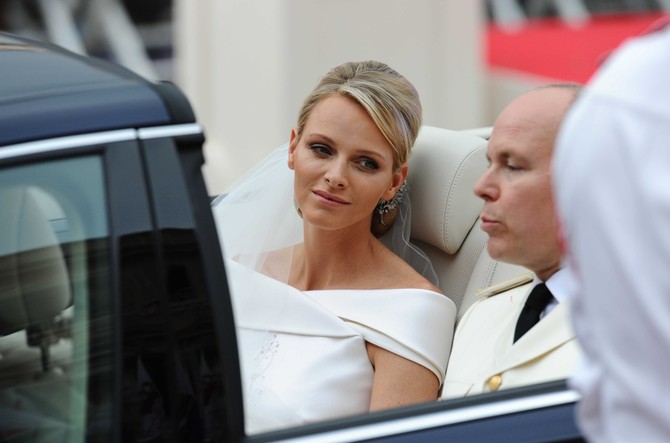 Princ Albert i princeza Šarlin na dan venčanja