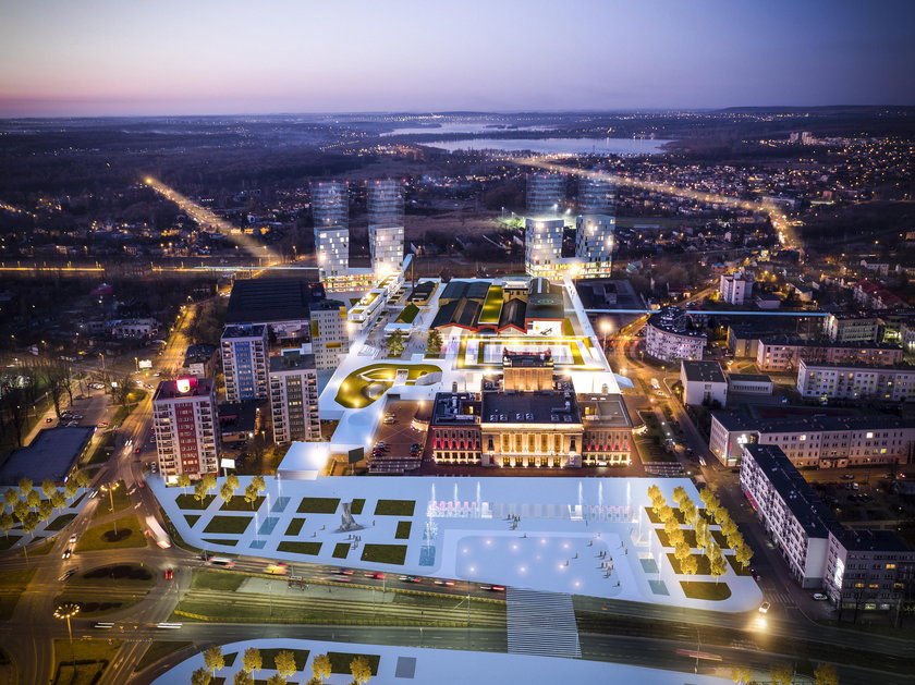 Dąbrowa Górnicza. Dwie koncepcje zagospodarowania centrum