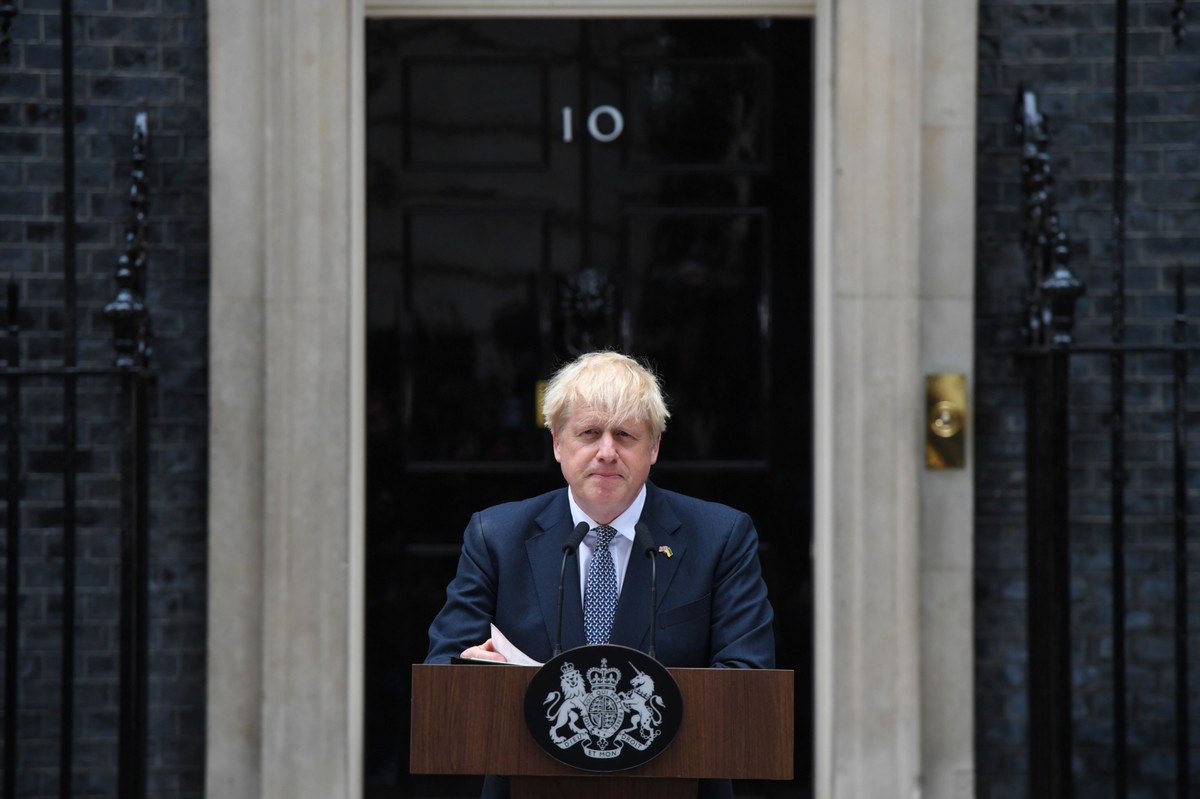 Premier Wielkiej Brytanii Boris Johnson ogłasza rezygnację