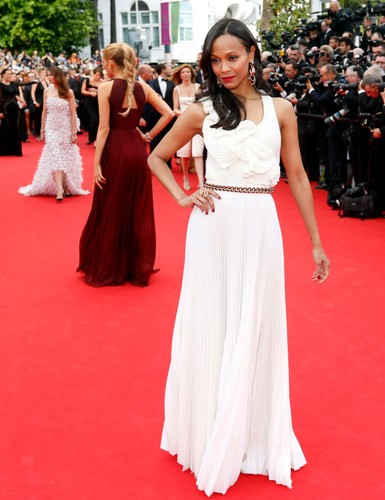 Zoe Saldana na premierze 'Grace księżnej Monako' w Cannes