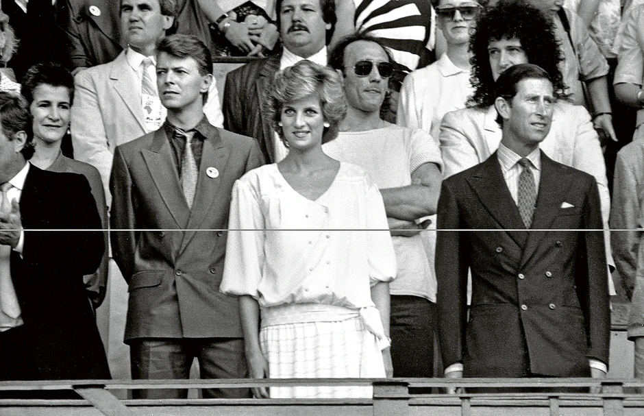 Retka fotografija Koko i Bouvija na Live Aid koncertu