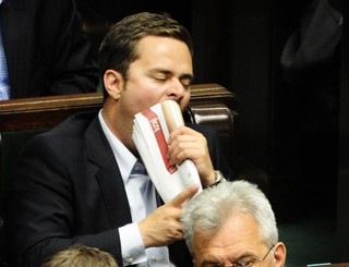 Rzecznik PiS Adam Hofman oddał się do dyspozycji prezesa. Przyznaje - wewnętrzne sondaże były błędne