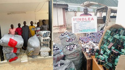 NDLEA intercepts 57,450 pills of Tramadol, Rohypnol, others in Abuja. [Facebook:NDLEA]