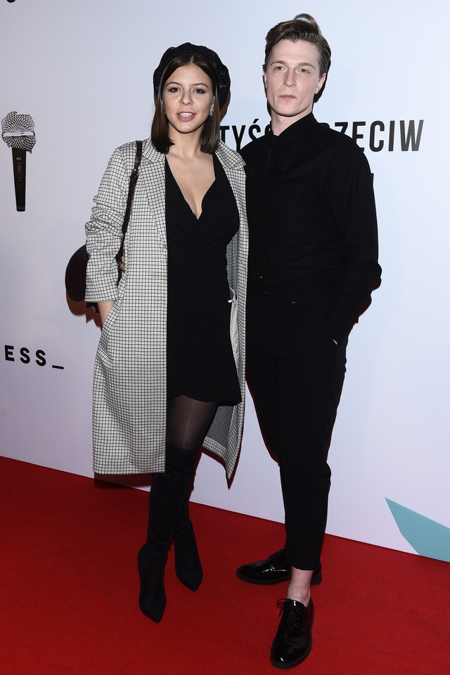 Premiera filmu "Artyści przeciw nienawiści": Maria Tyszkiewicz i Michał Pasternak