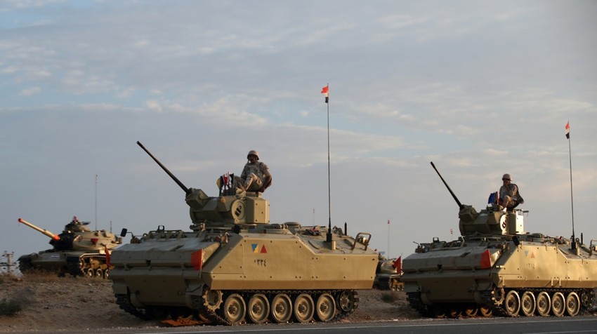 Egipatska vojska na graničnom prelazu Rafa sa Gazom u oktobru 2023.