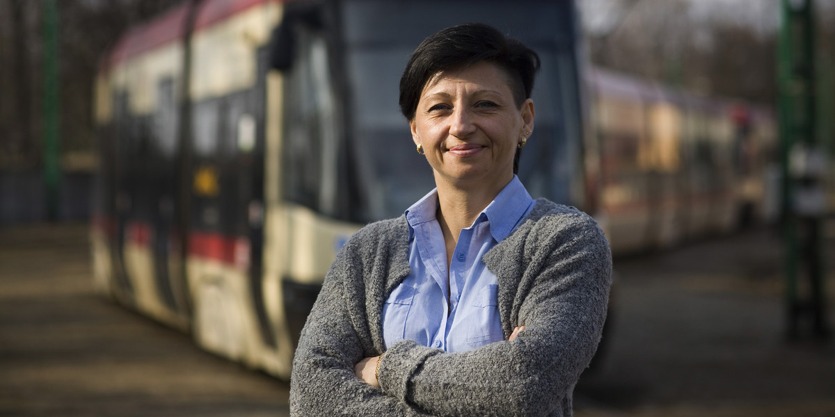 Wioletta Pelowska od 17 lat jest motorniczym tramwaju