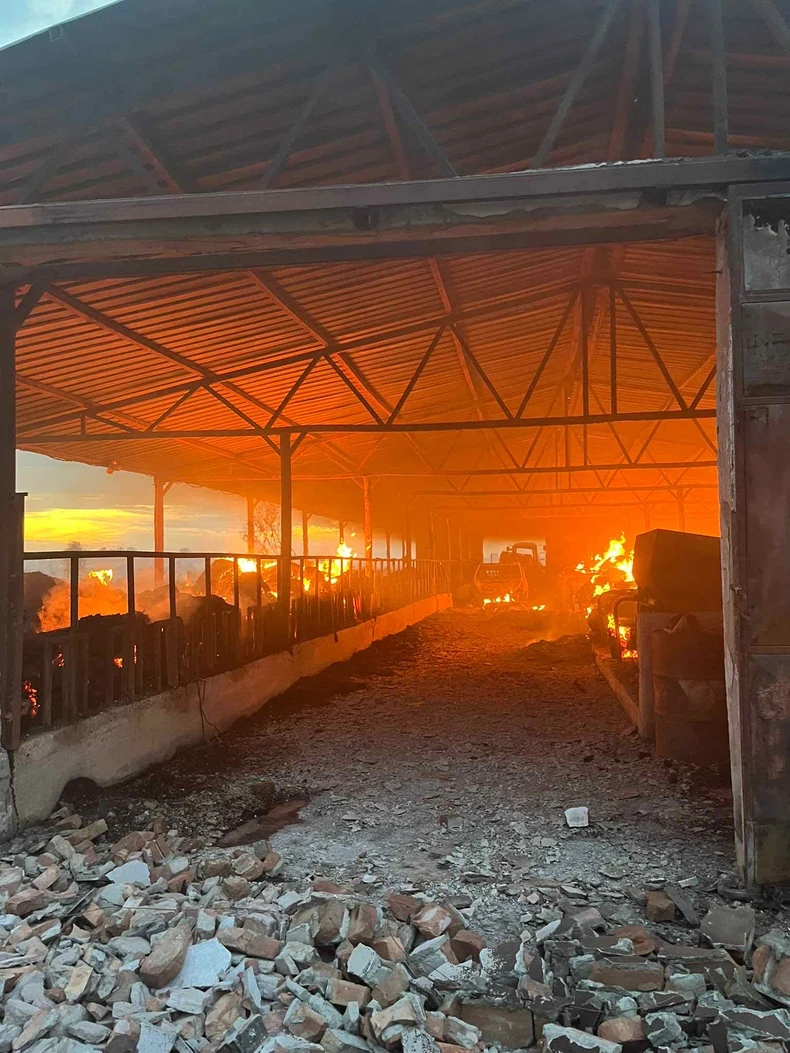 Požar na salašu kod Vršca