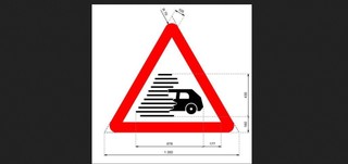 Rozmyty samochód, czyli znak P-33: Dlaczego jest stosowany i co oznacza?