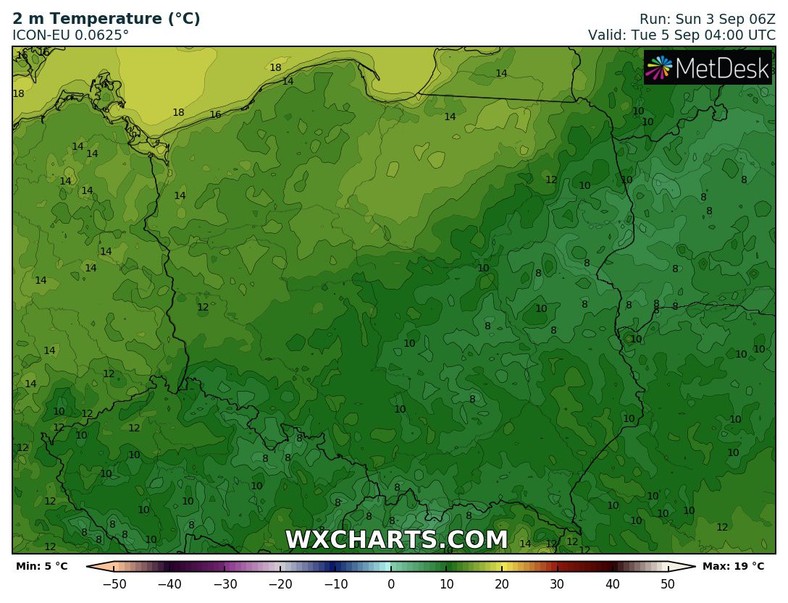 Noc będzie zimna, z temperaturą nawet poniżej 10 st. C