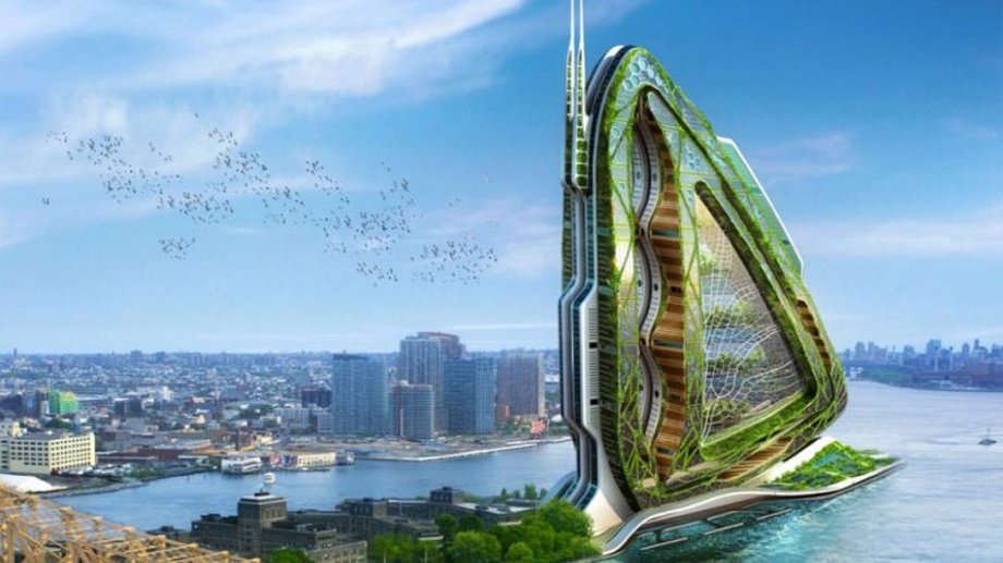 Ważka to projekt wieżowca mieszkalnego i jednocześnie farmy, którą belgijski architekt Vincent Callebaut pragnął zrealizować w centrum Nowego Jorku. Oprócz mieszkań w "Ważce" byłoby romieszczonych niemal 30 pól uprawnych, gigantyczne szklarnie czy sady.