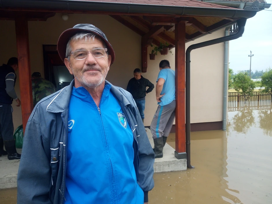 Miljku Eriću voda po treći put za šest godina plavi kuću