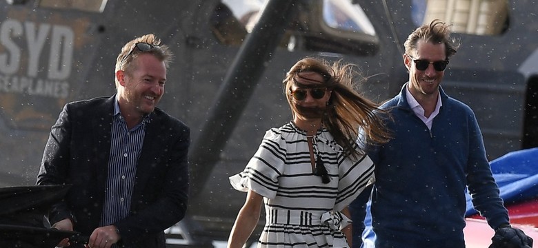 Rozczochrana, ale i tak bardzo stylowa. Pippa Middleton w podróży poślubnej. FOTO