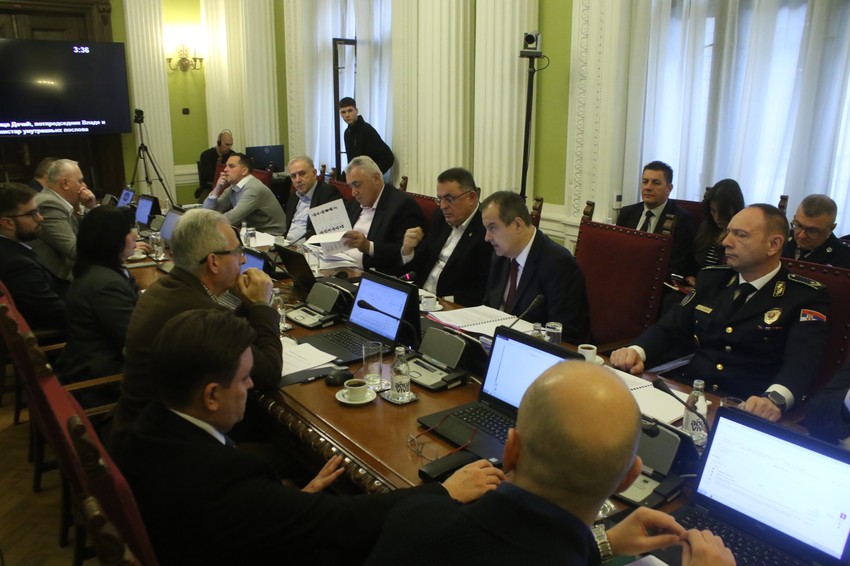 Sednica Odbora Skupštine Srbije za odbranu i unutrašnje poslove