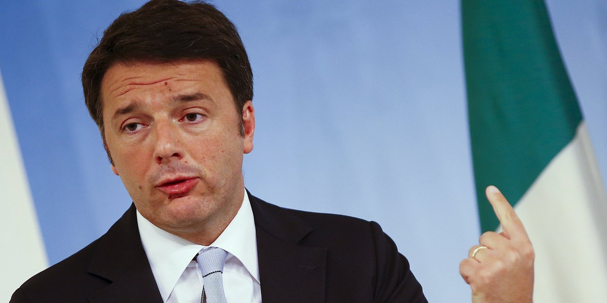 Premier Włoch Matteo Renzi