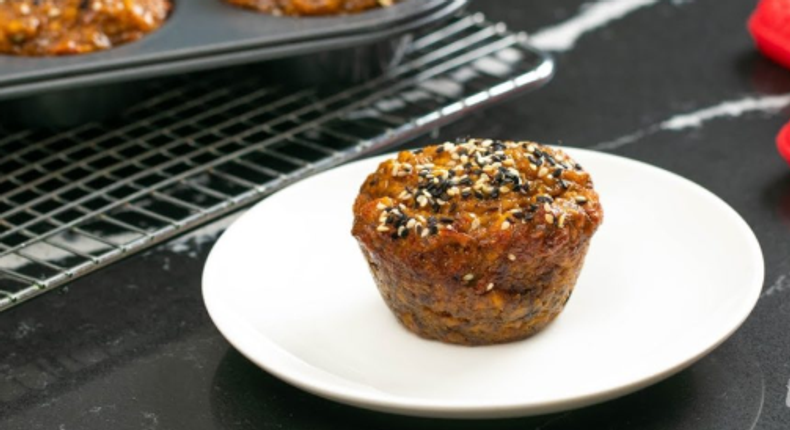 Ripe plantain muffin