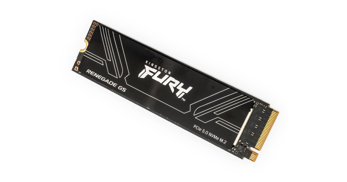 NVMe SSD Kingston Fury Renegade G5 testte: En yüksek hız, neredeyse hiç güç açlığı yok