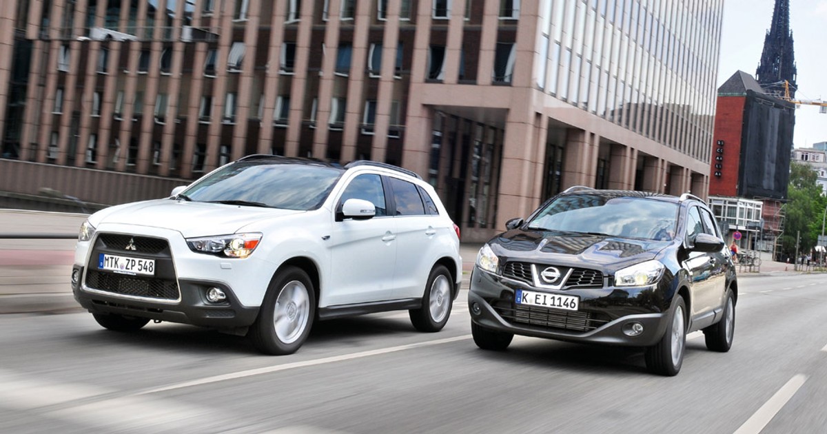 Что лучше мицубиси асх или ниссан кашкай - 81 фото