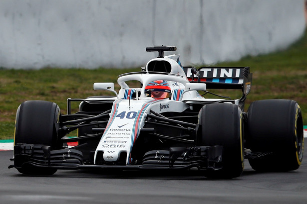 Formuła 1: Kubica szybszy od Sirotkina podczas testów w Barcelonie