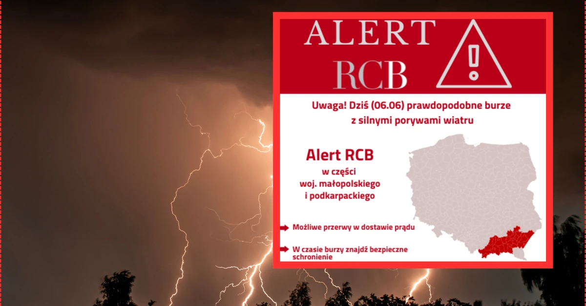 Alert RCB. Koszmarne burze wracają, synoptycy zapowiadają gradobicie