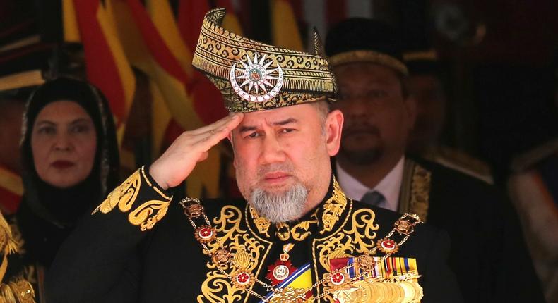 Former Malaysian King Sultan Muhammad V