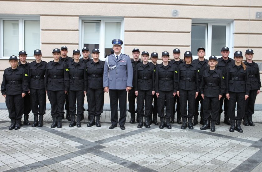 Ślubowanie policjantów