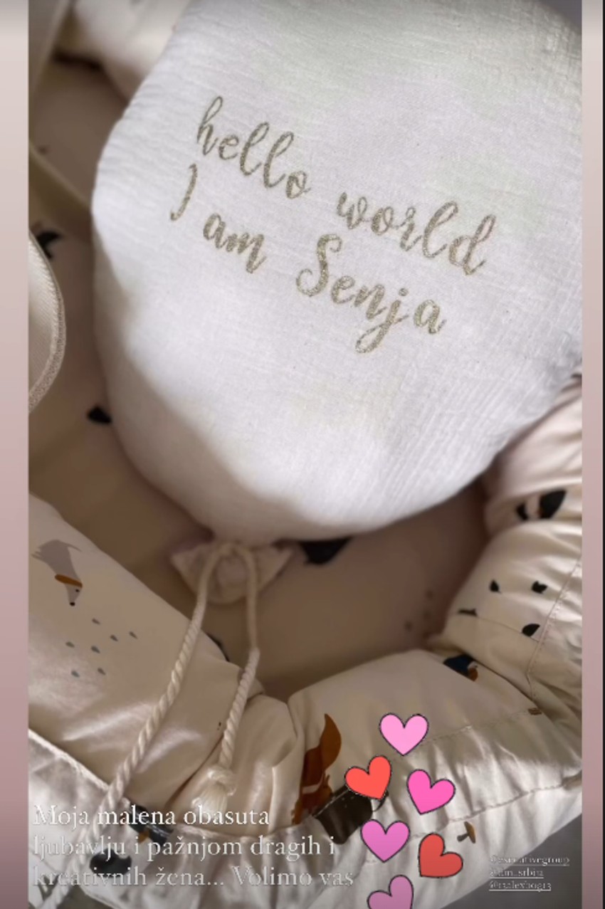 Kilibarda pokazala šta je dobila njena ćerkica