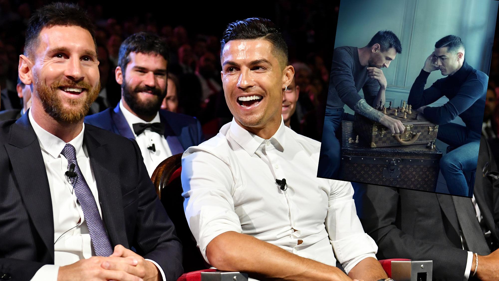 Messi i Ronaldo w wyjątkowej sesji Louis Vuitton. Zdjęcie podbija internet  - NowyMarketing
