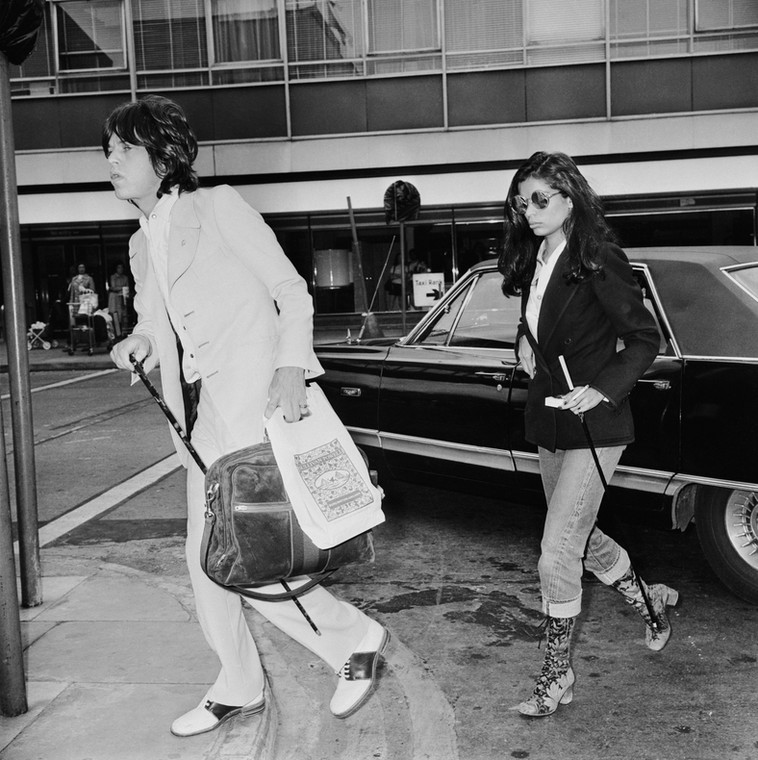 Mick i Bianca Jagger w 1972 r.