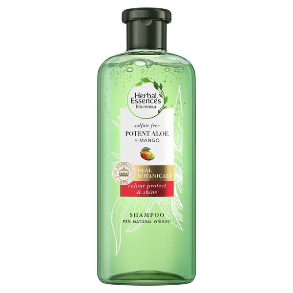 Linia produktów do włosów HERBAL ESSENCES BIO:RENEW POTENT ALOE z każdym myciem włosów uwalnia moc roślin