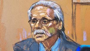 A court artist's sketch of former National Enquirer publisher David Pecker.Reuters/Jane Rosenberg