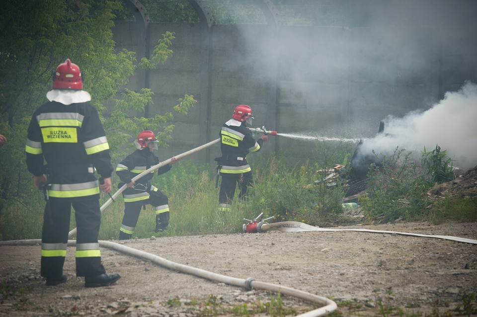 Bunt więźniów w czasie pożaru