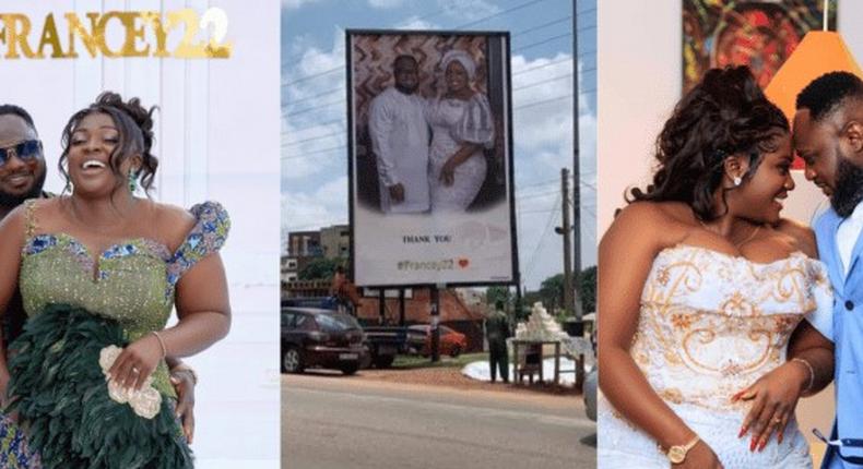 Tracey Boakye and husband mount billboards