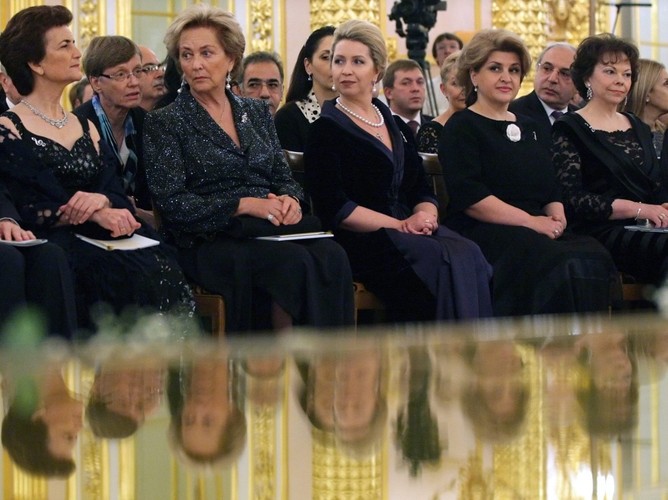 Swietłana Miedwiediewa i inne pierwsze damy Europy na Międzynarodowej Gali Młodych Wykonawców