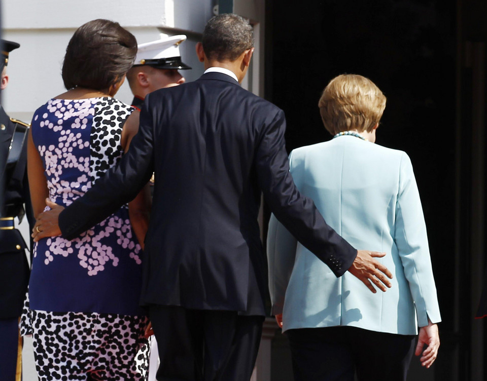 Angela Merkel u Obamy