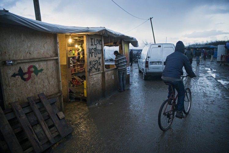 Obóz dla uchodźców w Calais