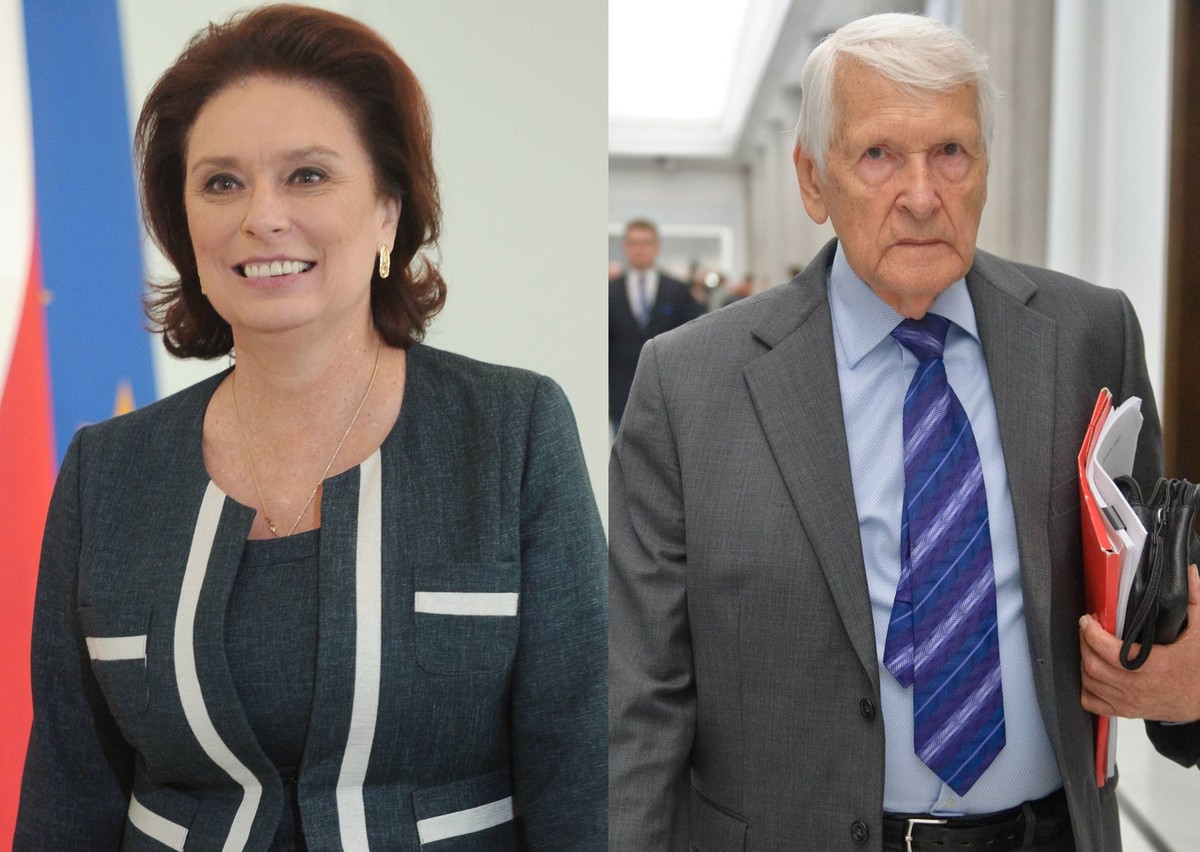 Małgrzata Kidawa-Błońska i Józef Zych