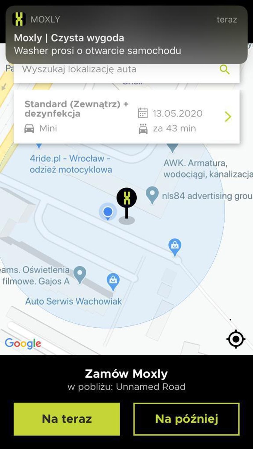 We Wrocławiu myjnia przyjedzie do Ciebie!