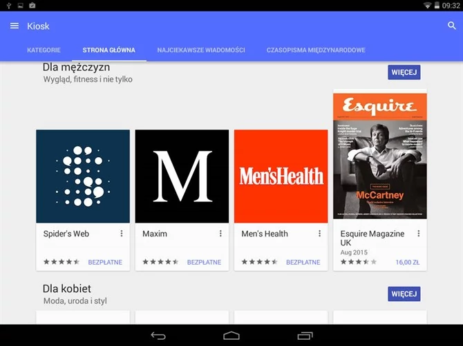 Płatne treści w końcu w polskim Kiosku Google Play