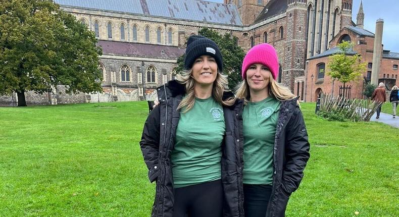 Sophie Curthoys (left) and Lisa Collins set up Women Who Walk to find female friendships.Women Who Walk