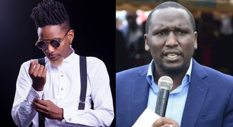 Eric Omondi responds to Senator Aaron Cheruiyot