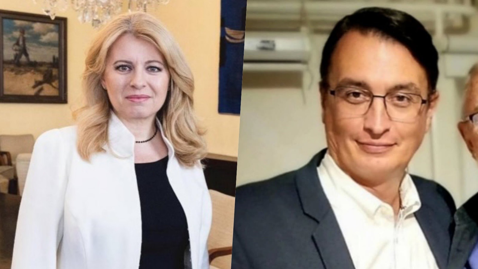 Bývalá prezidentka Zuzana Čaputová a Juraj Rizman. 