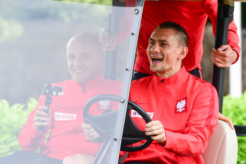 Reprezentacja Polski zagrała w golfa przed starciem z Niemcami