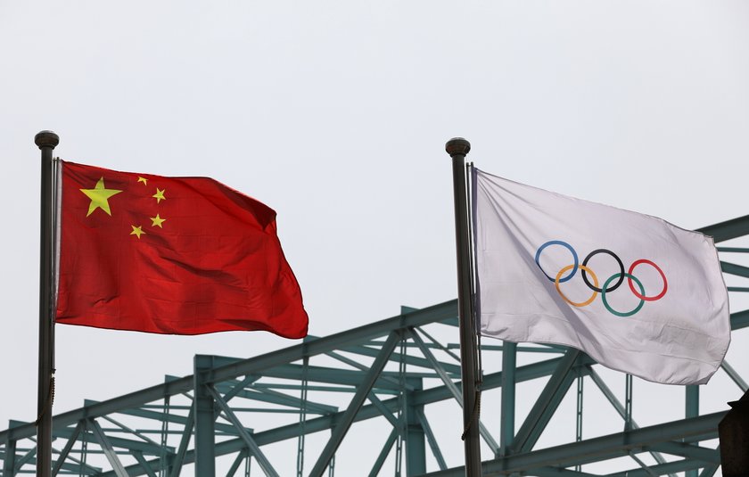 An organised media tour to the Olympic Tower