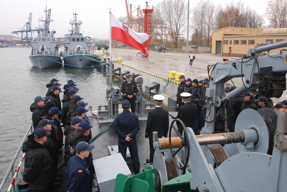 Niszczyciel min ORP "Mewa", fot. Marynarka Wojenna