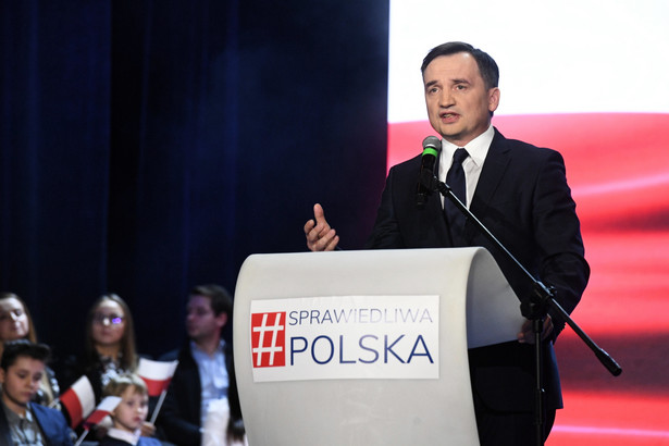 Przewodniczący Solidarnej Polski, minister sprawiedliwości Zbigniew Ziobro