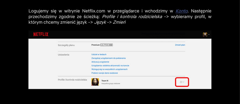 Jak wyszukiwać treści po ukraińsku na Netfliksie?