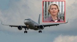 Problemy samolotu szefowej KE. "To była rosyjska operacja"