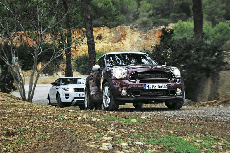 Mini Paceman kontra Range Rover Evoque: terenowe coupe