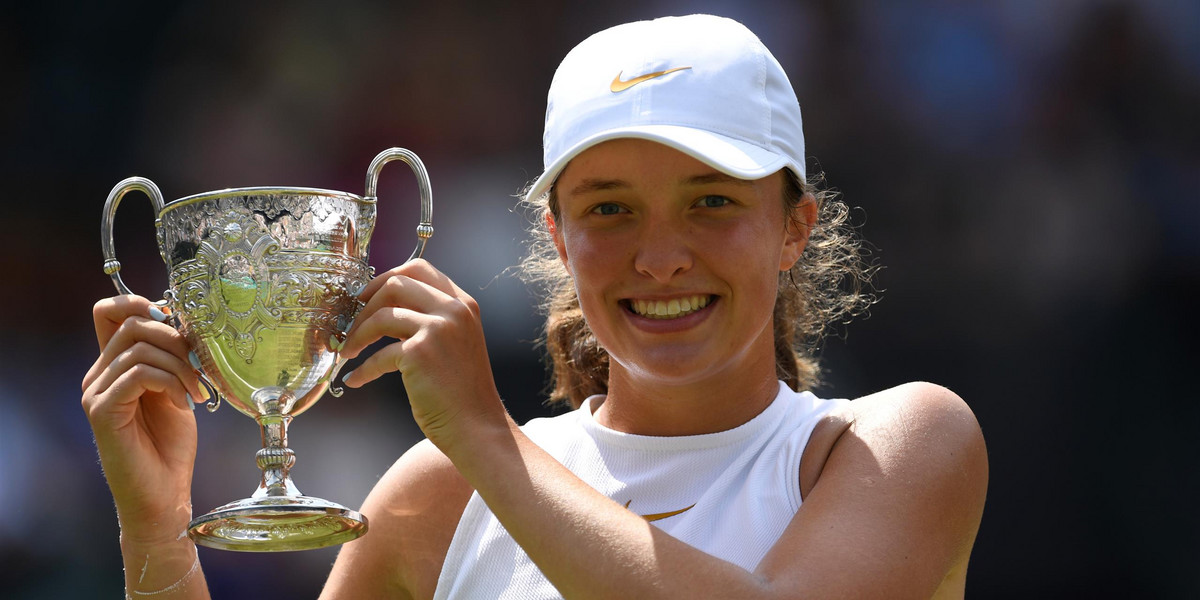 Iga Świątek wygrała w 2018 r. juniorski Wimbledon, ale w rywalizacji seniorek najdalej zaszła w Londynie do ćwierćfinału.