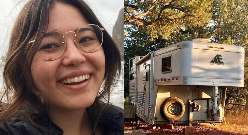 I spent a year living in various Airbnbs around the US, including one in a former horse trailer.Ashley Probst
